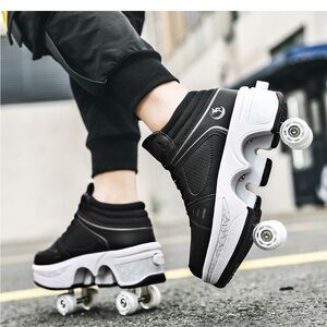 Kids 2 in 1 boys/ girls/ unisex roller skate shoes kids 5